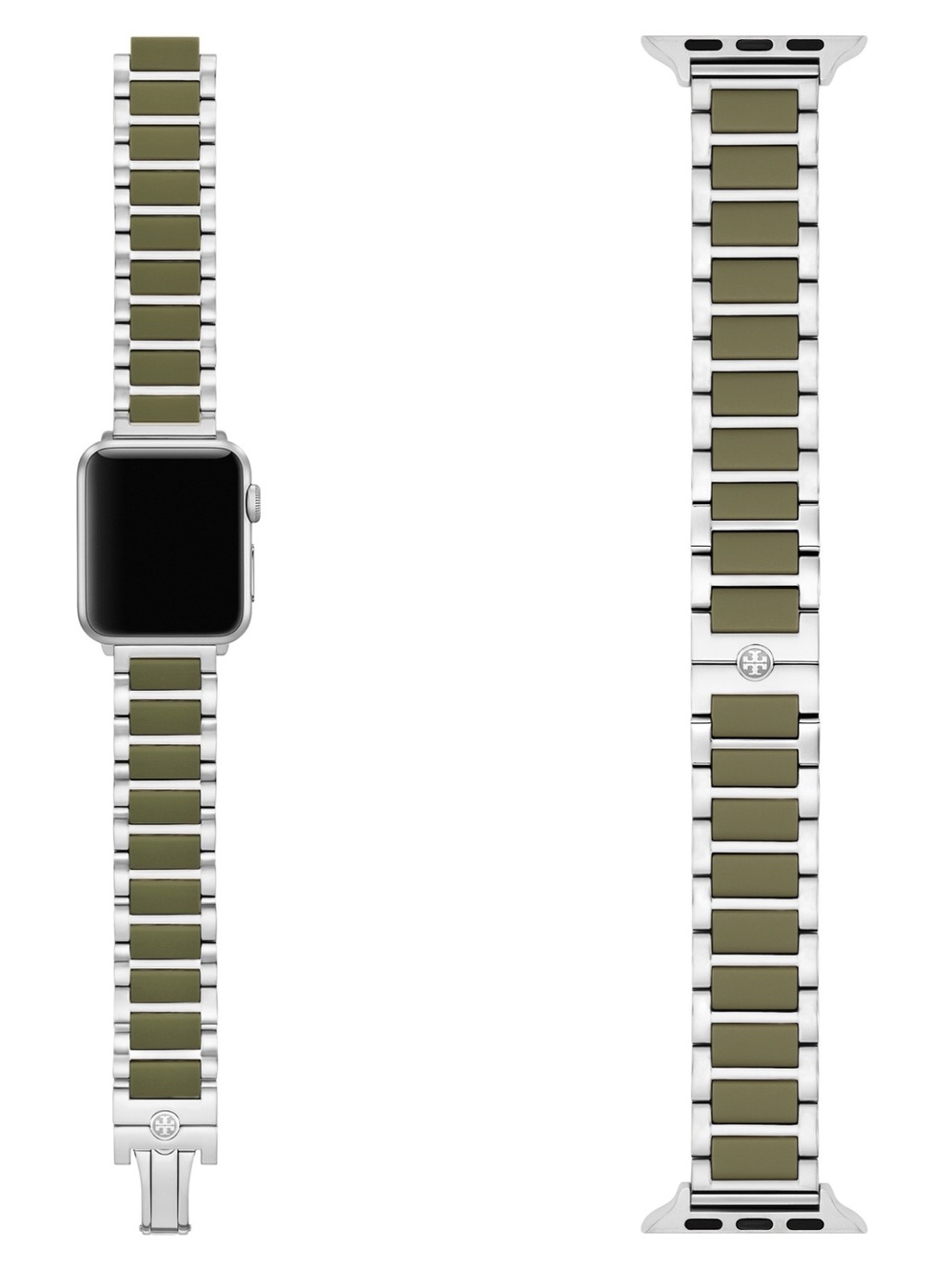 Tory Burch The Kira Green Stainless Steel Bracelet Band -Apple Watch 38mm-46mm